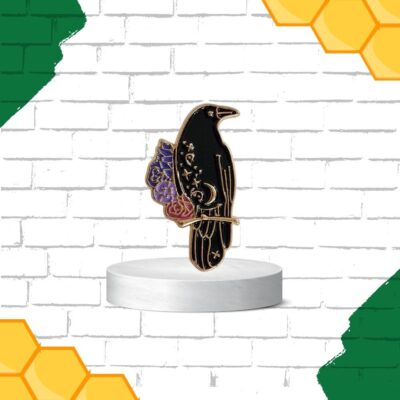 Mystical Crow Enamel Pin Ireland