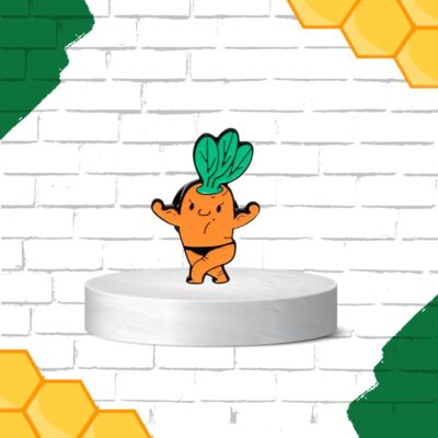 Kevin the Kinky Carrot Pin Ireland