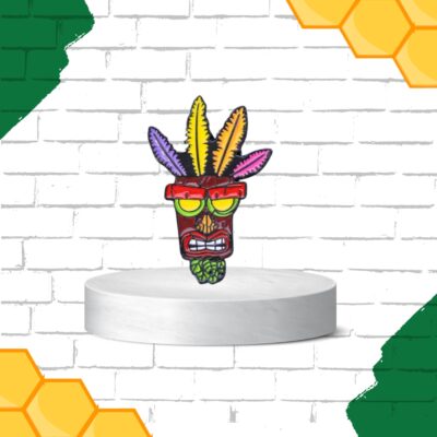 HOLBOGA! Aku Aku Crash Bandicoot Enamel Pin Ireland