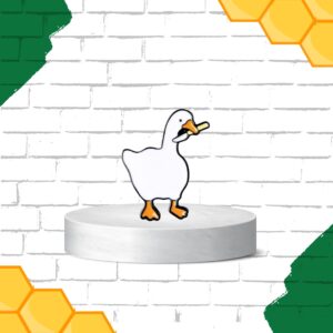 Goose With A Knife Enamel Pin Ireland