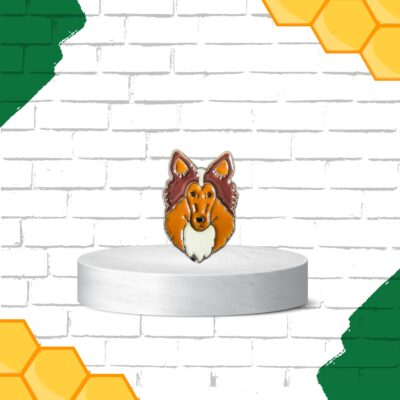 Lassie the Rough Collie Enamel Pin Ireland