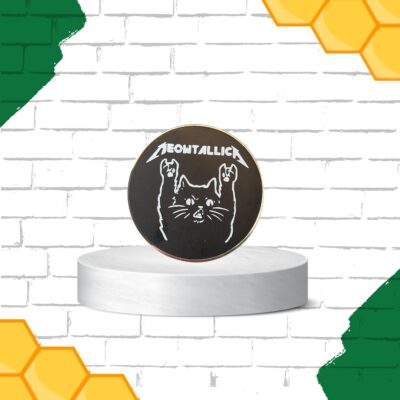 Meowtallica Lapel Pin Ireland